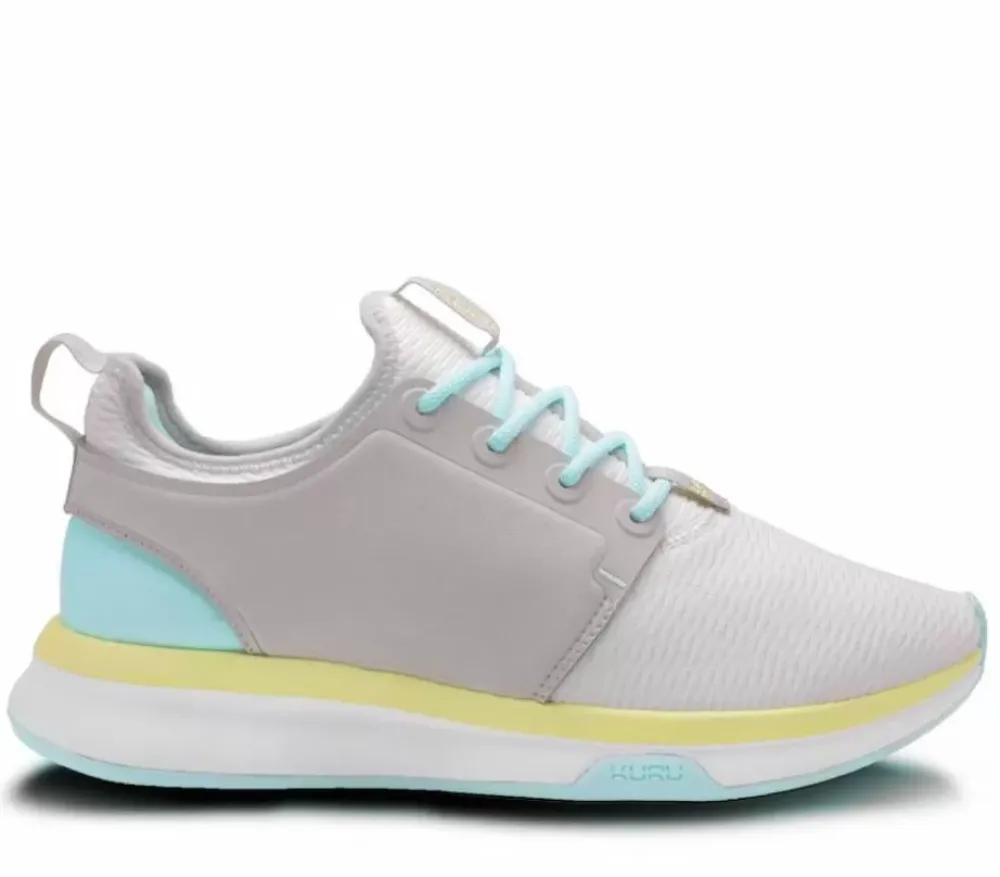 KURU Footwear Atom Bright White-Ice Blue Hot