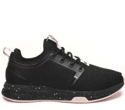 KURU Footwear Atom Jet Black-Misty Lilac New