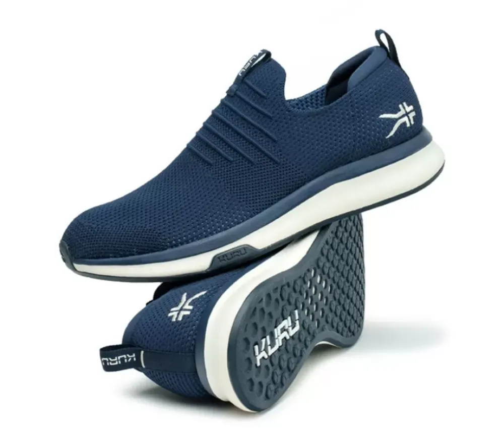 KURU Footwear Atom Slip-On Midnight Blue-Mineral Blue