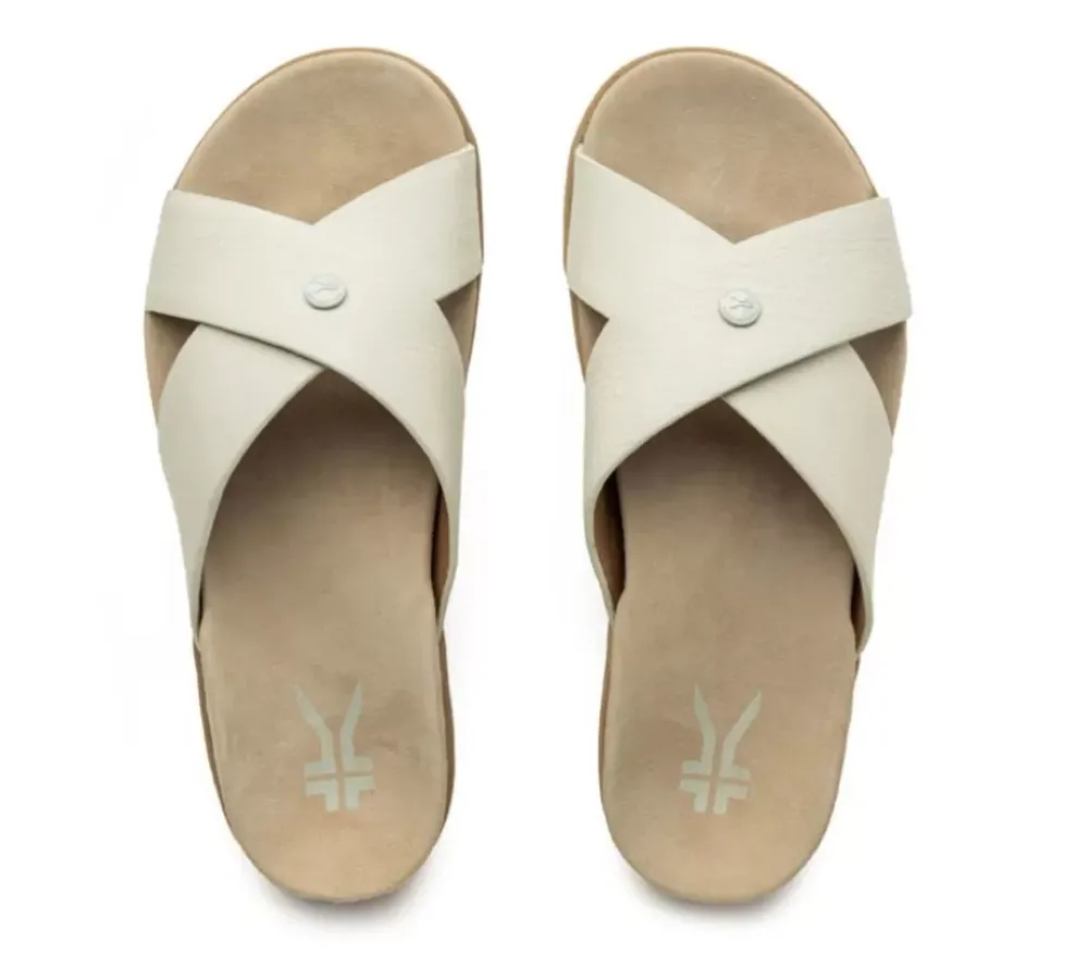 KURU Footwear Breeze Soft White-Buff Tan New