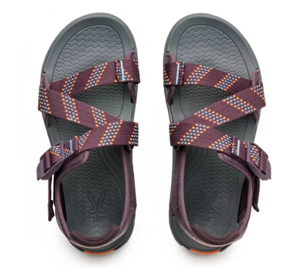 KURU Footwear Current Plum-Aquatic Blue Discount