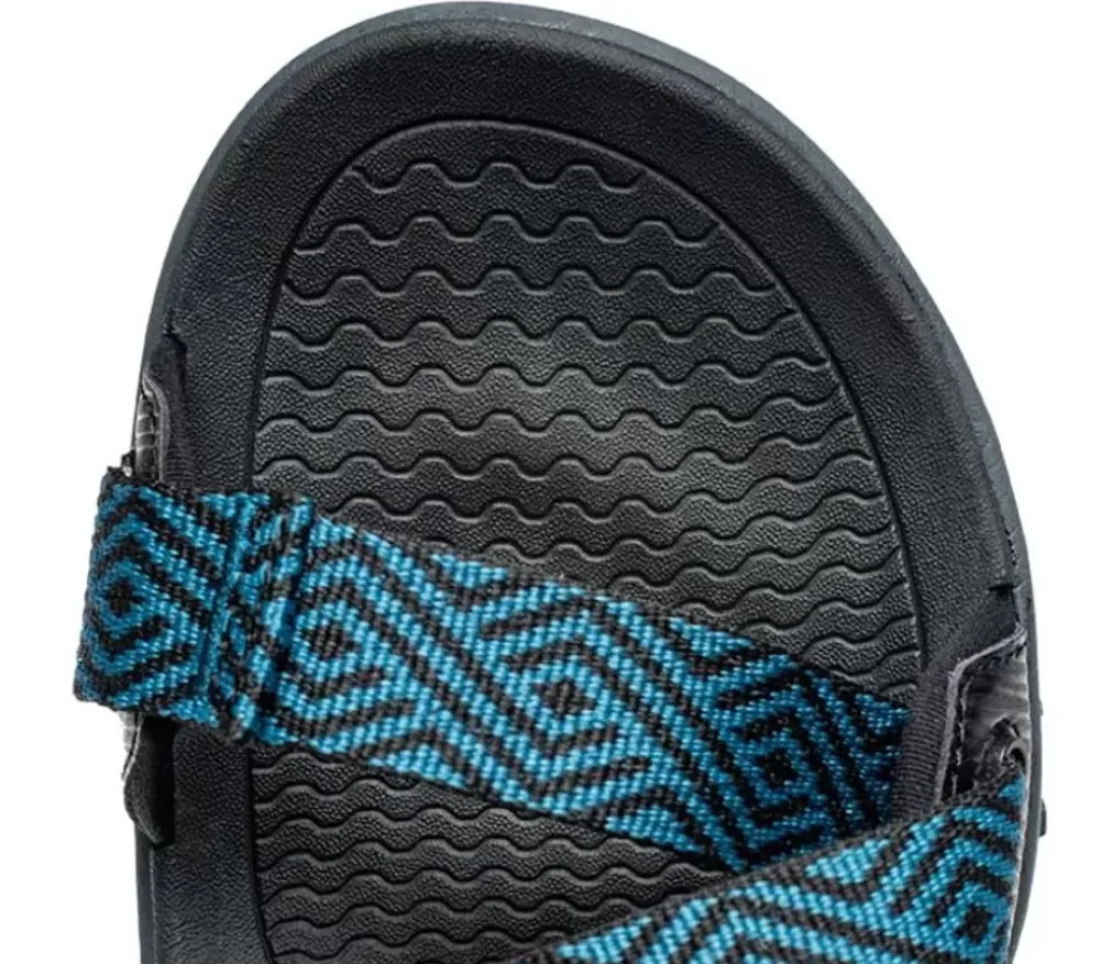 KURU Footwear Current Jet Black-Wailea Blue Clearance