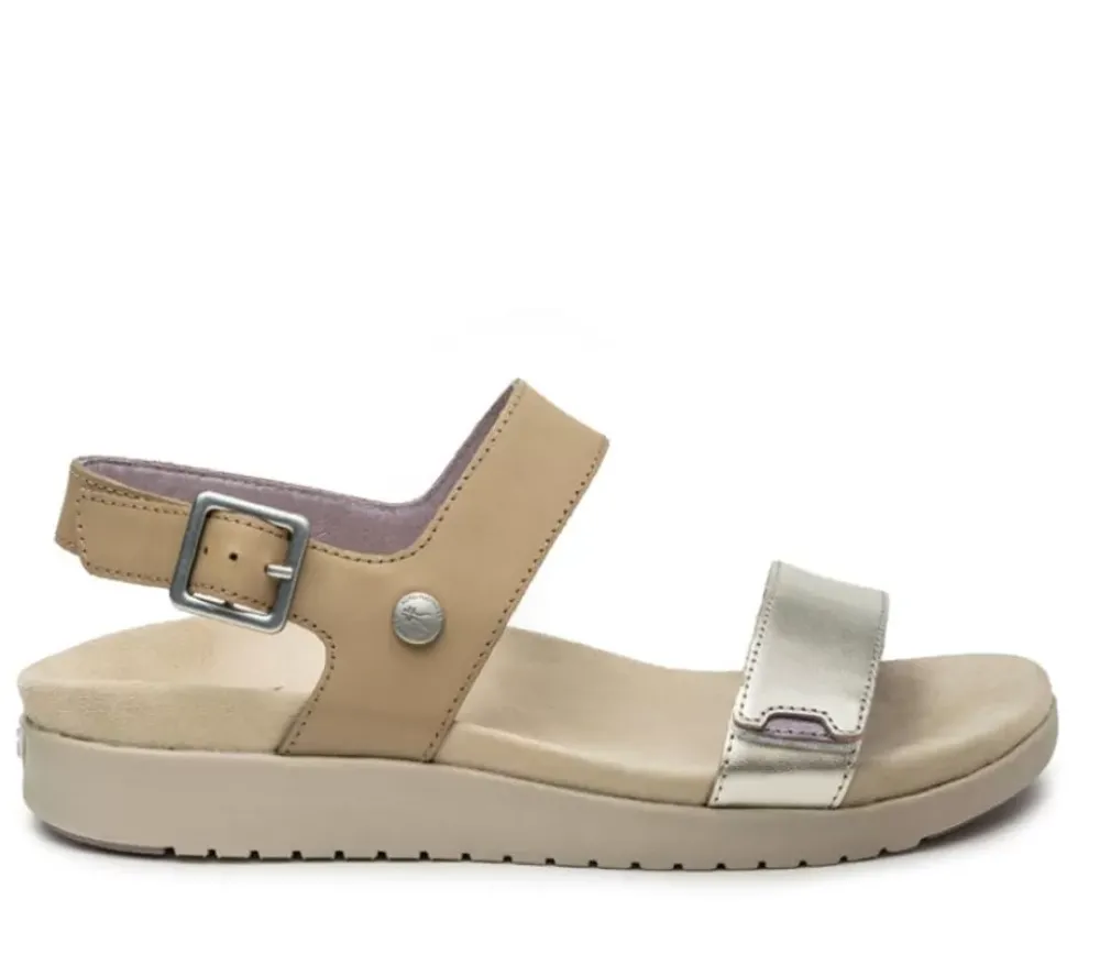 KURU Footwear Glide Taupe-Metallic Clearance