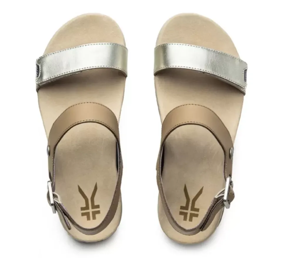 KURU Footwear Glide Taupe-Metallic Clearance