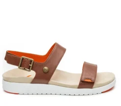 KURU Footwear Glide Walnut Brown-Blood Orange Outlet