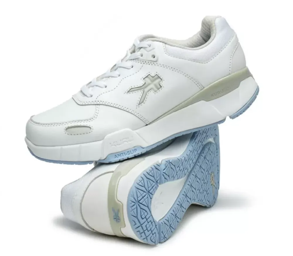 KURU Footwear Kinetic 2.0 Bright White-Blue Fog Clearance