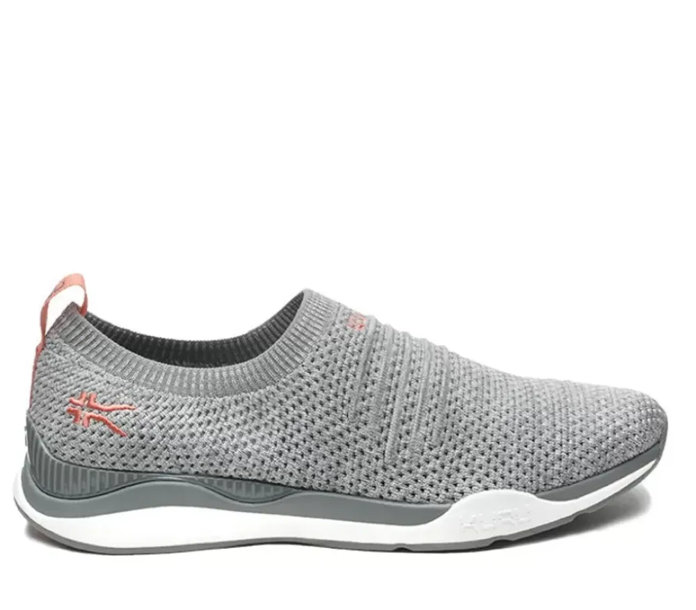 KURU Footwear Stride Heather Gray-White-Peach Pink