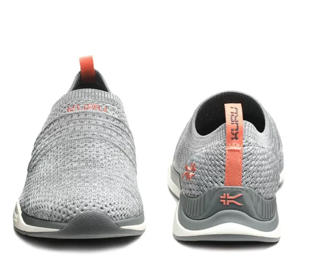 KURU Footwear Stride Heather Gray-White-Peach Pink