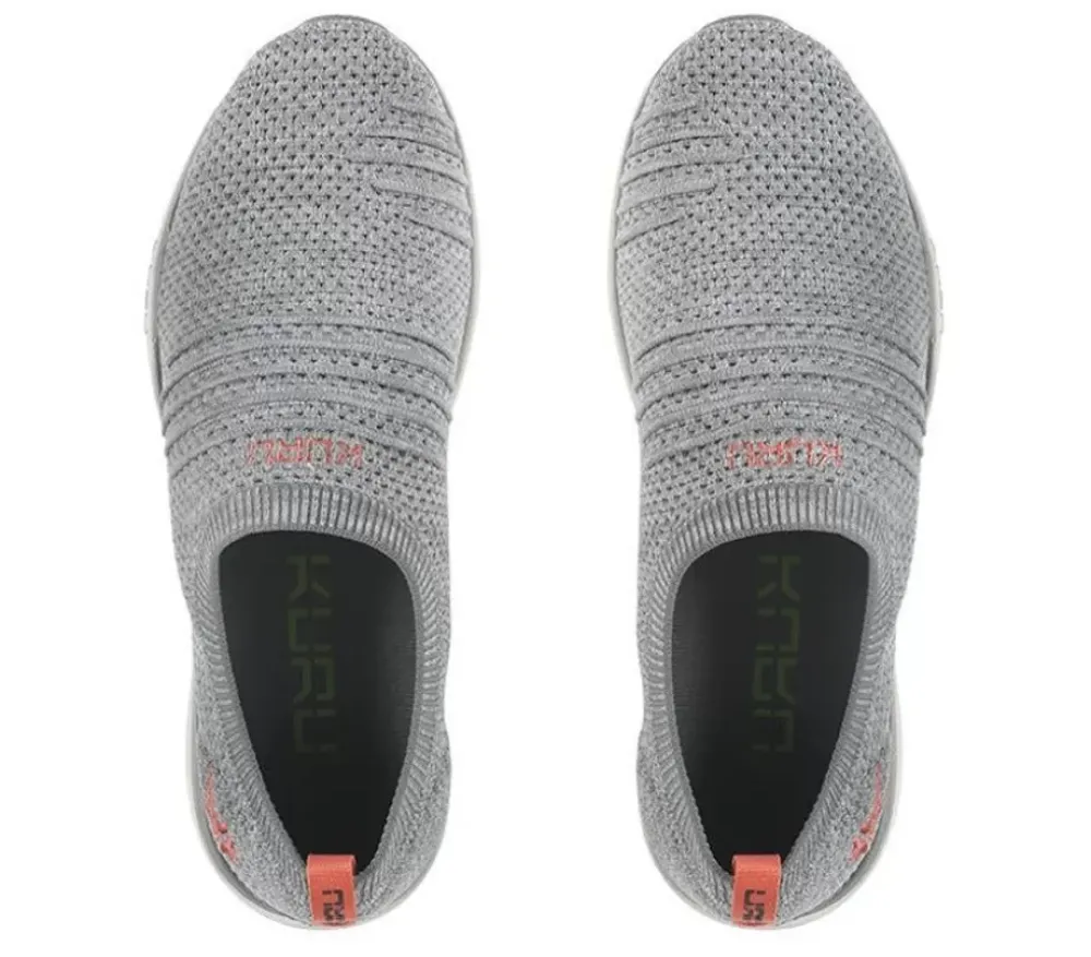 KURU Footwear Stride Heather Gray-White-Peach Pink