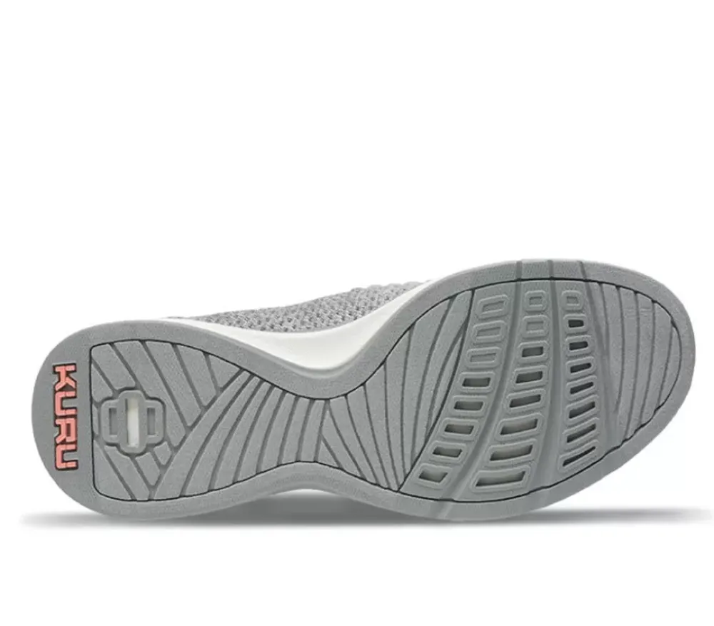 KURU Footwear Stride Heather Gray-White-Peach Pink